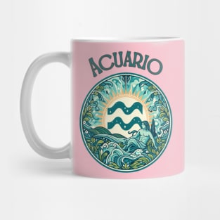 "Cosmic  Aquarius Euphoria"- Zodiac Horoscope Star Signs Mug